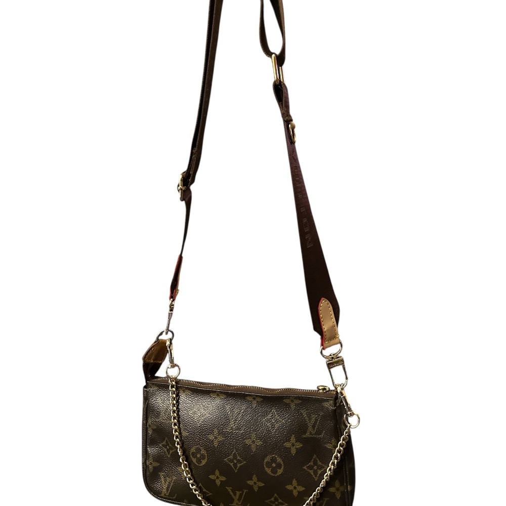 Louis Vuitton Brown Monogram Pouch Clutch Bag - Picture 12 of 15